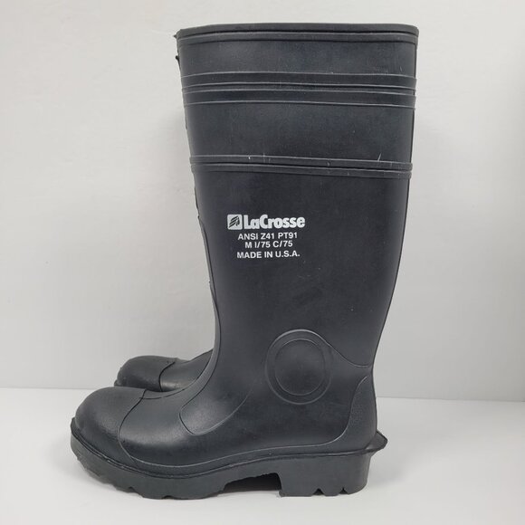 LaCrosse Steel Toe Men\'s Work Boots ANSI Z41 PT91 Made In USA US Size 9 Like New main image 10